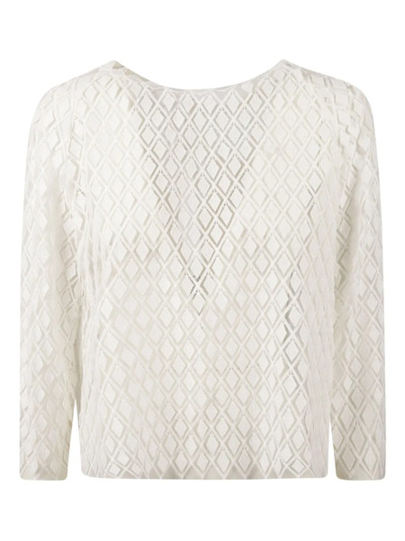  Max Mara Trento Diamond-pattern Lace Jacket - Neutrals 