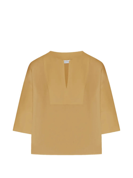  Max Mara V-neck Blouse - Neutrals 