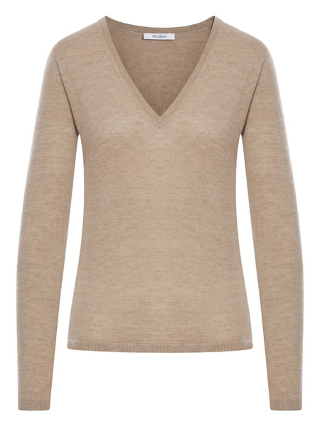  Max Mara V-neck Sweater - Brown 