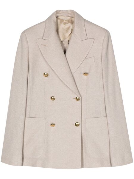  Max Mara Vanadio Bouble-breasted Blazer - Neutrals 