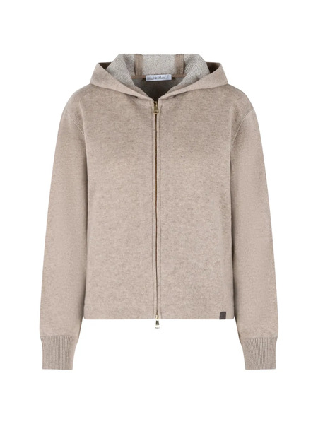  Max Mara Zip-up Hoodie - Neutrals 
