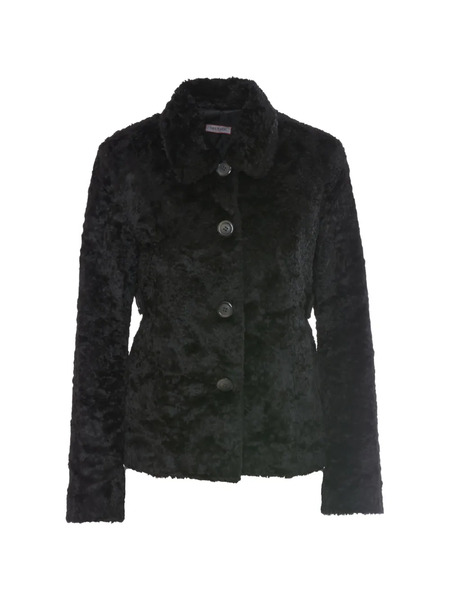  Max&co. Buttoned Collared Jacket - Black 