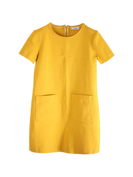  Max&co. Jersey Patch-pocket Shift Dress - Yellow 