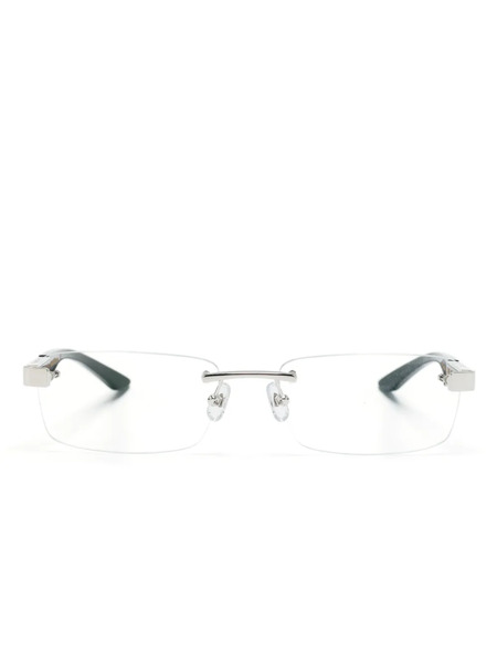  Maybach Eyewear The Artist Iii Rectangle-frame Glasses - Black 