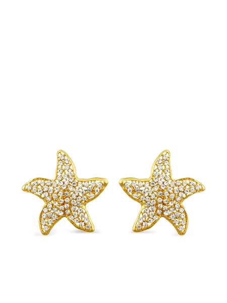 Mayol Madison Star Embellished Earrings - Gold 