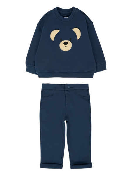  Mayoral Bear-applique Tracksuit - Blue 