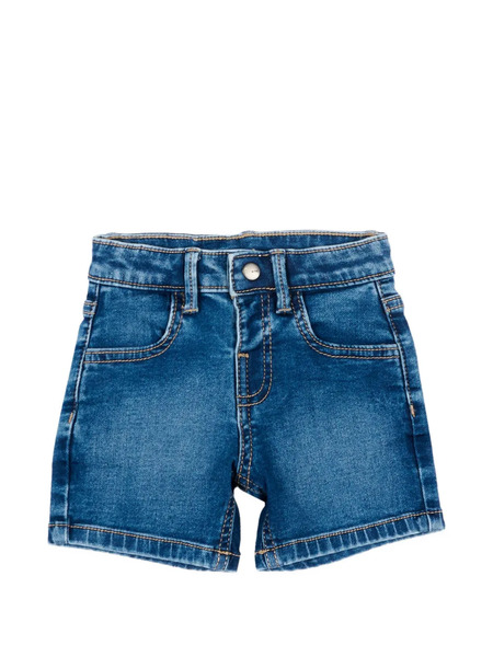  Mayoral Belt-loop Denim Shorts - Blue 
