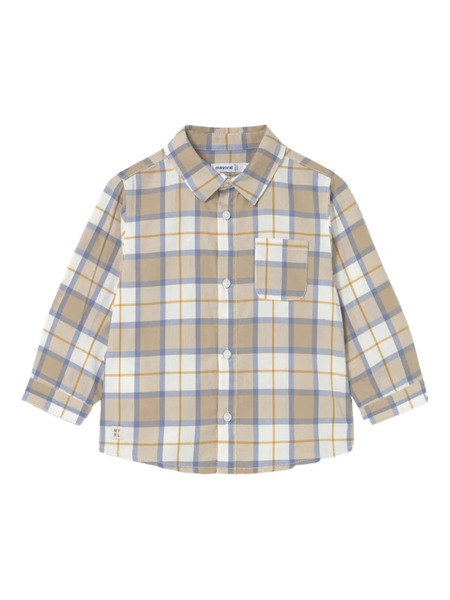  Mayoral Checkered Shirt - Neutrals 
