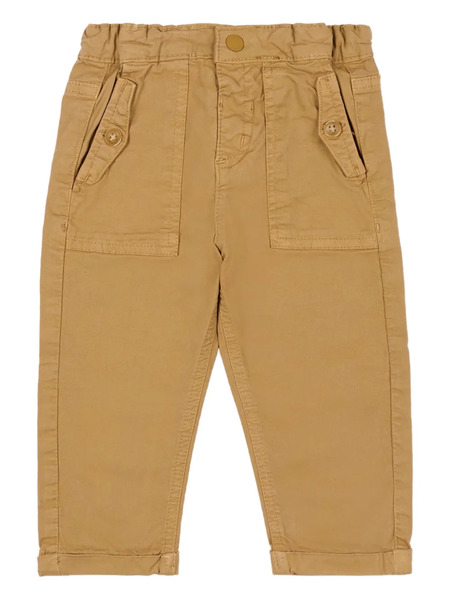  Mayoral Elasticated-waist Cotton Chinos - Brown 