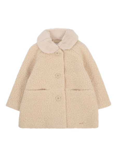  Mayoral Faux-fur Coat - Neutrals 