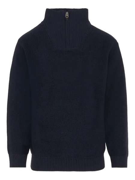  Mayoral Half-zip High-neck Sweater - Blue 