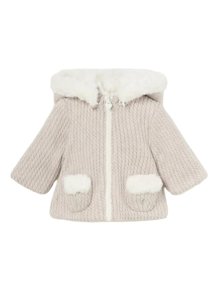  Mayoral Hooded Reversible Jacket - Neutrals 
