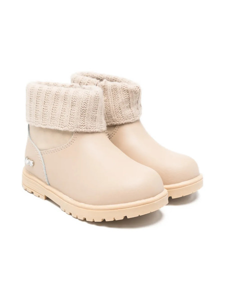 Mayoral Knitted-trim Ankle Boots - Neutrals 