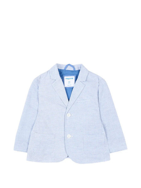  Mayoral Micro-check Blazer - Blue 