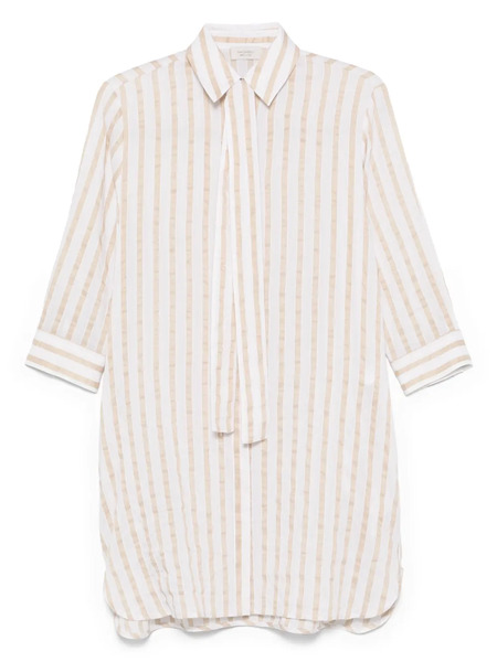  Mazzarelli Striped Shirt - Neutrals 