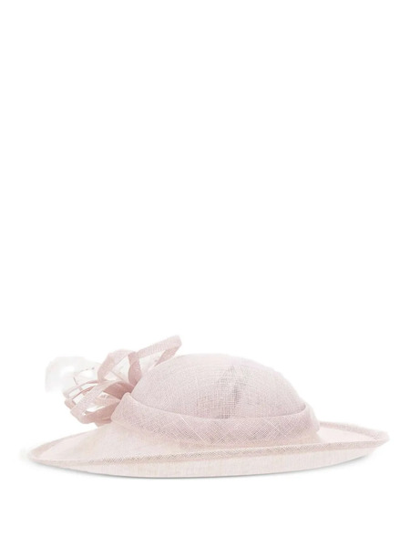 Mb Accessories Feather-brim Hat - Pink 