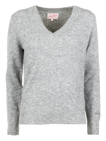  Mc2 Saint Barth Anise V-neck Knitwear - Grey 