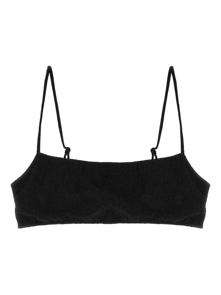  Mc2 Saint Barth Bandeau-style Bikini Top - Black 
