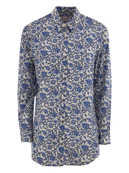  Mc2 Saint Barth Brigitte Floral Shirt - Neutrals 