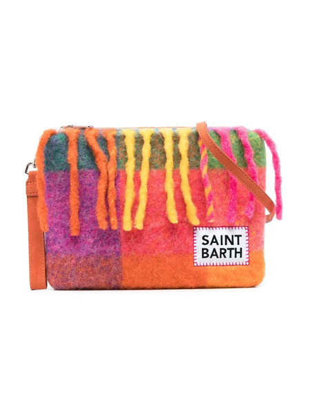  Mc2 Saint Barth Check-pattern Shoulder Bag - Orange 