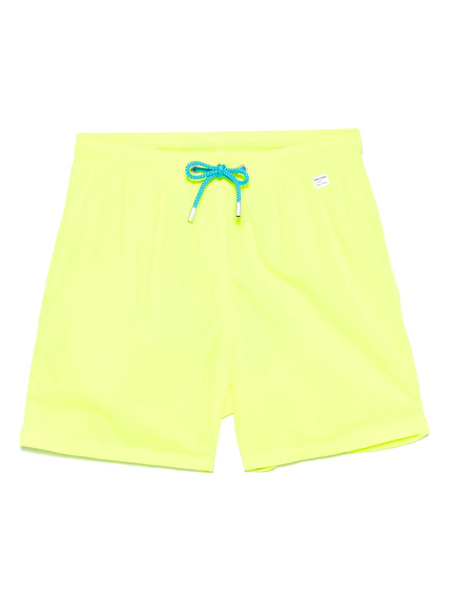  Mc2 Saint Barth Drawstring Swim Shorts - Yellow 