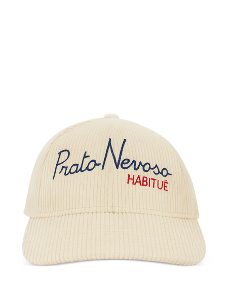  Mc2 Saint Barth Embroidered Corduroy Hat - Neutrals 