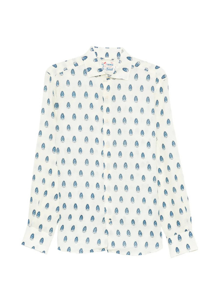  Mc2 Saint Barth Floral Shirt - Neutrals 