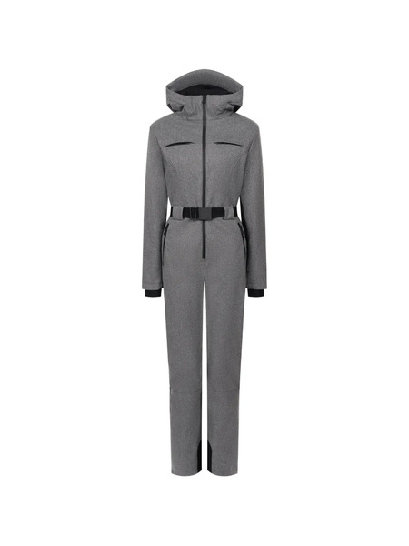  Mc2 Saint Barth Hooded Belted Jumpsuit - Grey 