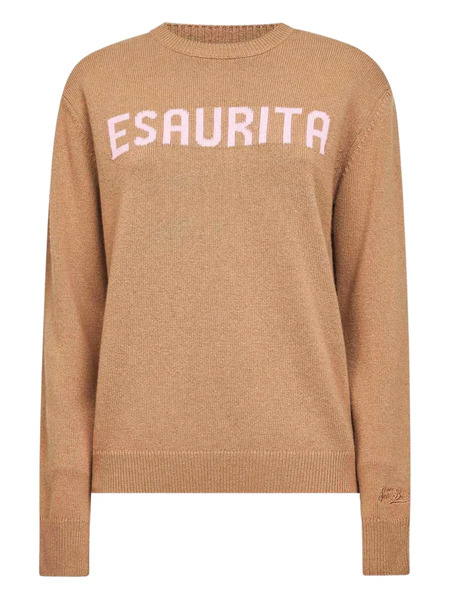  Mc2 Saint Barth Jacquard Crew-neck Sweater - Neutrals 