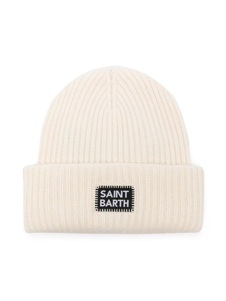  Mc2 Saint Barth Kids Berry Beanie Hat - Neutrals 