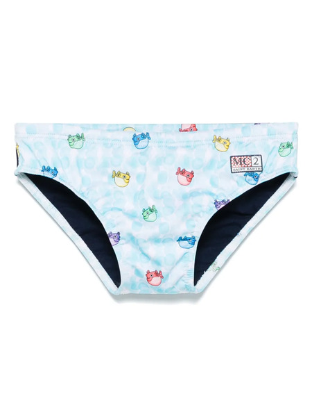  Mc2 Saint Barth Kids Billy Swim Trunks - Blue 