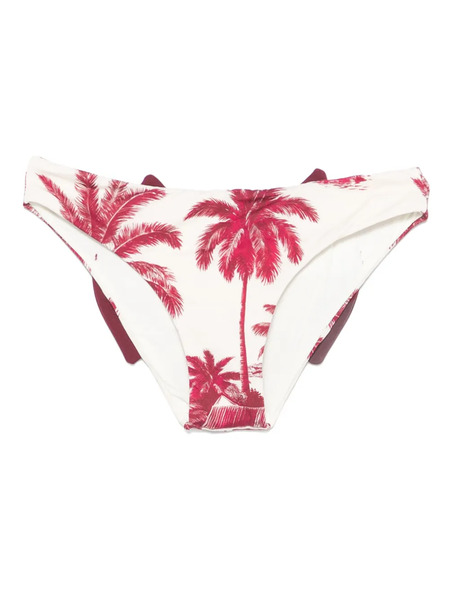  Mc2 Saint Barth Kids Bow-detail Bikini Bottom - Red 