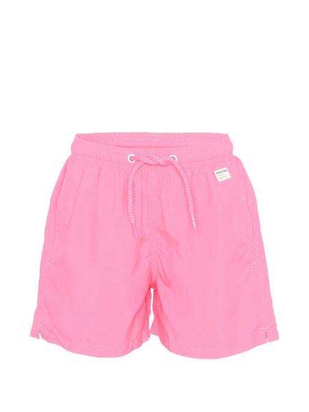  Mc2 Saint Barth Kids Drawstring Swim Shorts - Pink 