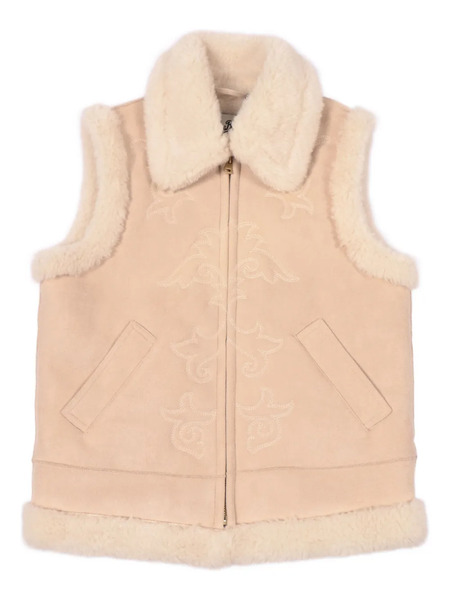  Mc2 Saint Barth Kids Hesketh Embroidery Gilet - Neutrals 