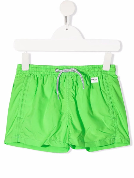  Mc2 Saint Barth Kids Jean Shell Swim Shorts - Green 