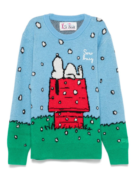  Mc2 Saint Barth Kids X Peanuts™ Princess Sweater - Blue 