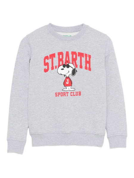 Mc2 Saint Barth Kids X Peanuts Printed Sweatshirt - Grey 