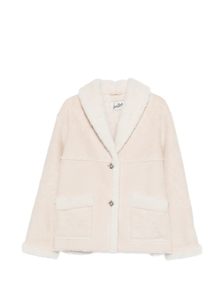  Mc2 Saint Barth Logo-embroidered Jacket - Neutrals 