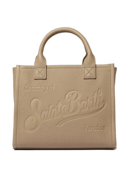 Mc2 Saint Barth Mini Vanity Debossed Tote Bag - Neutrals 