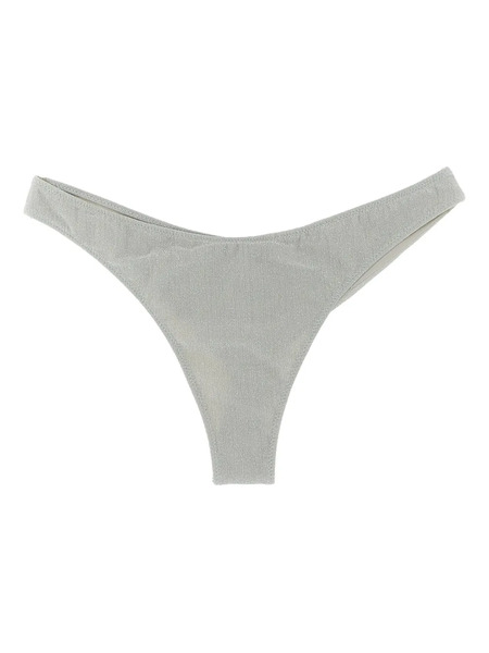  Mc2 Saint Barth Naomi Lurex Bikini Bottoms - Silver 