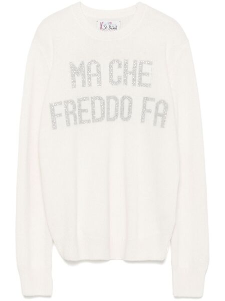  Mc2 Saint Barth New Queen Sweater - White 