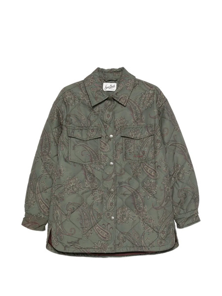  Mc2 Saint Barth Paisley Quilted Jacket - Green 