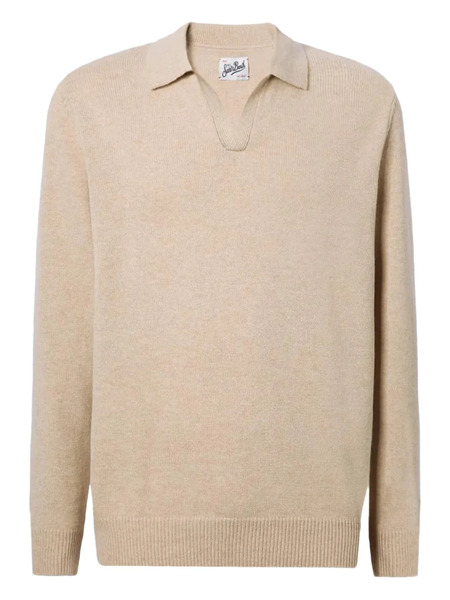  Mc2 Saint Barth Polo-collar Sweater - Neutrals 