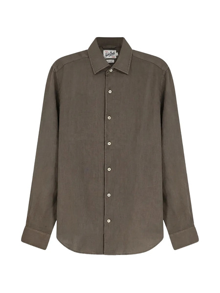  Mc2 Saint Barth Raphael Long-sleeve Buttoned Shirt - Brown 