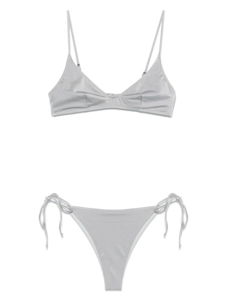  Mc2 Saint Barth Shimmer-effect Bikini - Grey 
