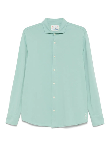 Mc2 Saint Barth Stretch-cotton Shirt - Green 