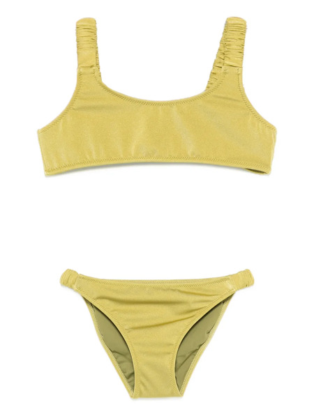  Mc2 Saint Barth Tailor Gathered Bikini - Green 