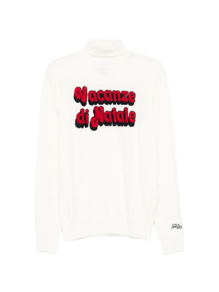  Mc2 Saint Barth Turtleneck Sweater - White 