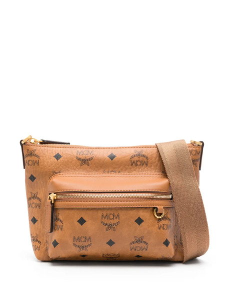  Mcm Aren Messenger Bag - Brown 