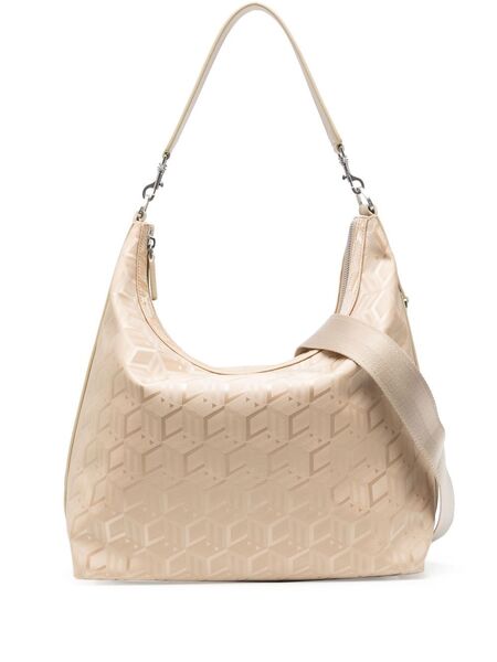  Mcm Aren Monogram Jacquard Tote Bag - Neutrals 